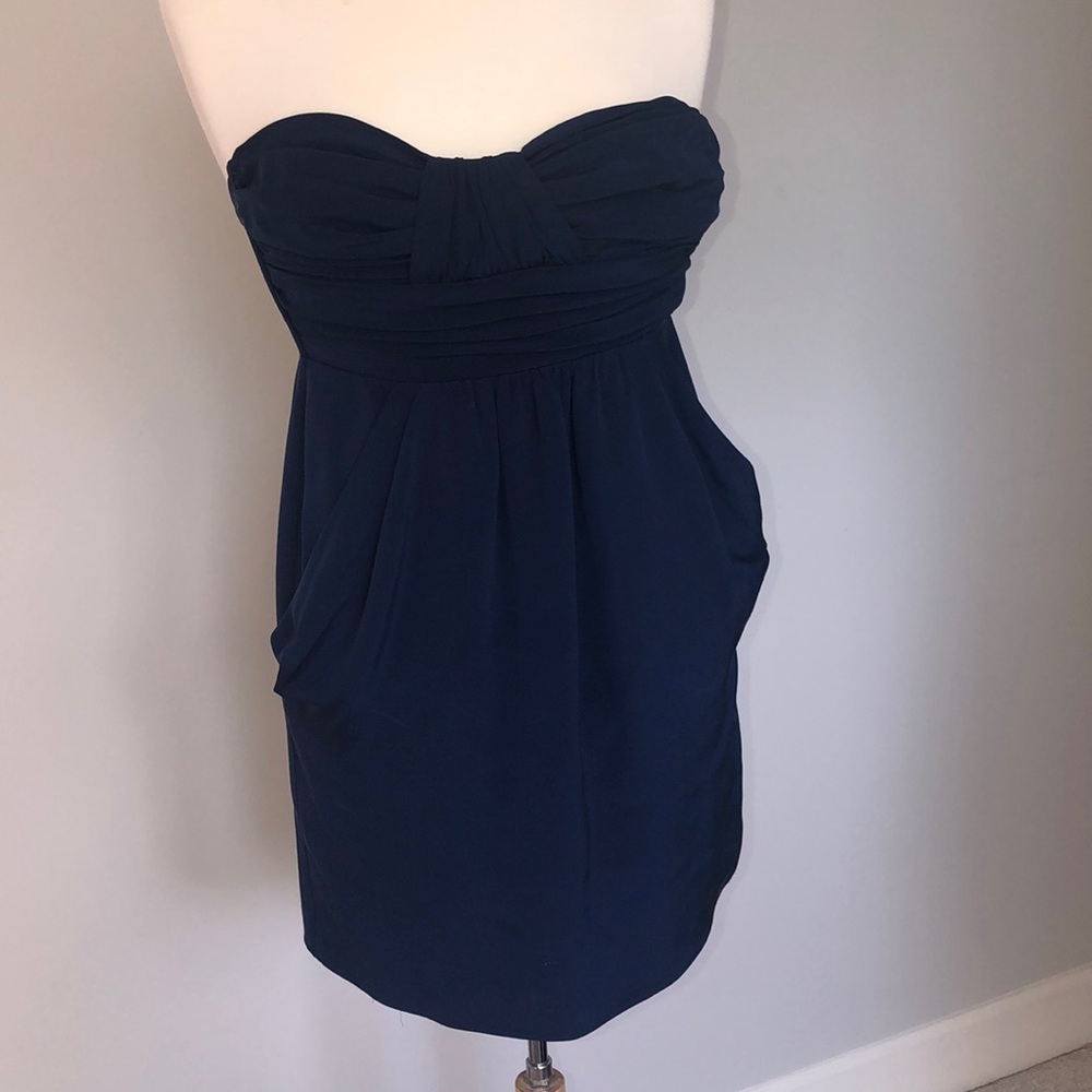 Navy Blue Cocktail Dress
